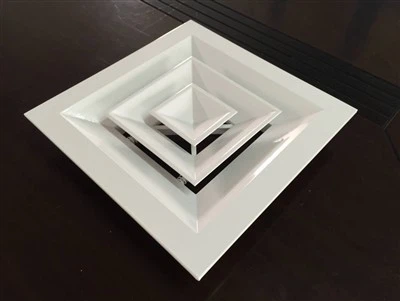 Square Ceiling Diffuser For HVAC System